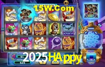 Interface moderna da plataforma 2025HAppy